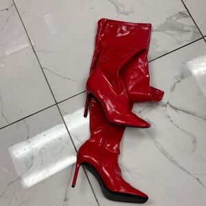 INC International Concepts Vibrant Red Boots